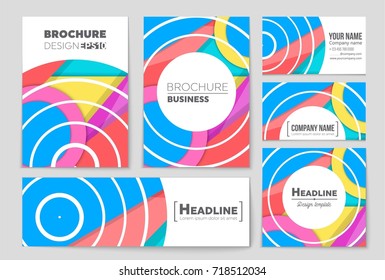 Abstract vector layout background set. For art template design, list, front page, mockup brochure theme style, banner, idea, cover, booklet, print, flyer, book, blank, card, ad, sign, sheet,, a4.