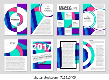 Abstract vector layout background set. For art template design, list, front page, mockup brochure theme style, banner, idea, cover, booklet, print, flyer, book, blank, card, ad, sign, sheet,, a4.