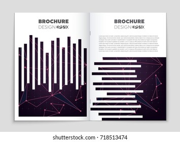 Abstract vector layout background set. For art template design, list, front page, mockup brochure theme style, banner, idea, cover, booklet, print, flyer, book, blank, card, ad, sign, sheet, a4.