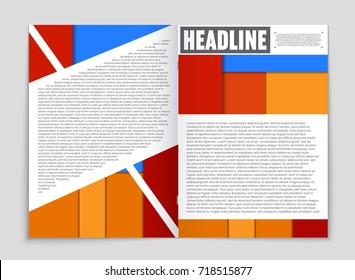 Abstract vector layout background set. For art template design, list, front page, mockup brochure theme style, banner, idea, cover, booklet, print, flyer, book, blank, card, ad, sign, sheet,, a4.