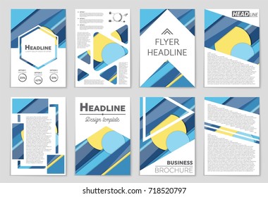 Abstract vector layout background set. For art template design, list, front page, mockup brochure theme style, banner, idea, cover, booklet, print, flyer, book, blank, card, ad, sign, sheet,, a4.