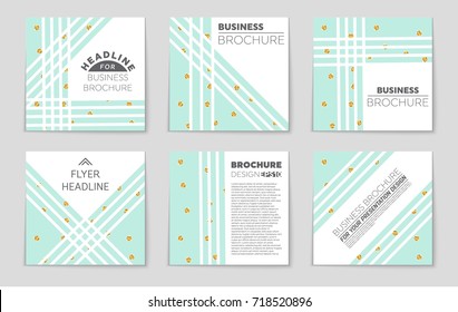 Abstract vector layout background set. For art template design, list, front page, mockup brochure theme style, banner, idea, cover, booklet, print, flyer, book, blank, card, ad, sign, sheet, a4