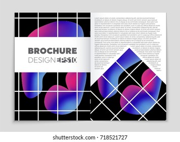 Abstract vector layout background set. For art template design, list, front page, mockup brochure theme style, banner, idea, cover, booklet, print, flyer, book, blank, card, ad, sign, sheet, a4