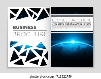 Abstract vector layout background set. For art template design, list, front page, mockup brochure theme style, banner, idea, cover, booklet, print, flyer, book, blank, card, ad, sign, sheet, a4