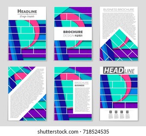 Abstract vector layout background set. For art template design, list, front page, mockup brochure theme style, banner, idea, cover, booklet, print, flyer, book, blank, card, ad, sign, sheet,, a4.