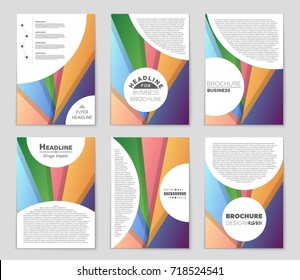 Abstract vector layout background set. For art template design, list, front page, mockup brochure theme style, banner, idea, cover, booklet, print, flyer, book, blank, card, ad, sign, sheet,, a4.