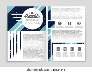 Abstract vector layout background set. For art template design, list, front page, mockup brochure theme style, banner, idea, cover, booklet, print, flyer, book, blank, card, ad, sign, sheet, a4