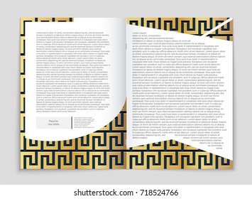 Abstract vector layout background set. For art template design, list, front page, mockup brochure theme style, banner, idea, cover, booklet, print, flyer, book, blank, card, ad, sign, sheet, a4.
