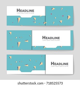 Abstract vector layout background set. For art template design, list, front page, mockup brochure theme style, banner, idea, cover, booklet, print, flyer, book, blank, card, ad, sign, sheet, a4