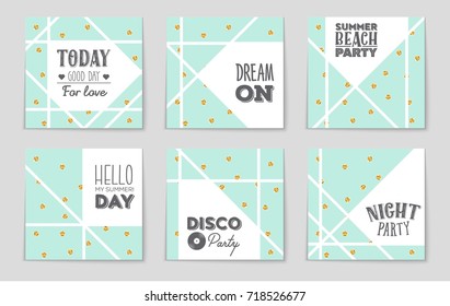 Abstract vector layout background set. For art template design, list, front page, mockup brochure theme style, banner, idea, cover, booklet, print, flyer, book, blank, card, ad, sign, sheet, a4