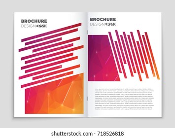 Abstract vector layout background set. For art template design, list, front page, mockup brochure theme style, banner, idea, cover, booklet, print, flyer, book, blank, card, ad, sign, sheet, a4