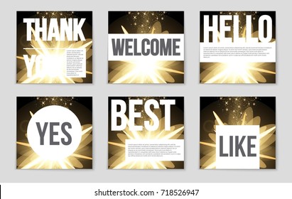 Abstract vector layout background set. For art template design, list, front page, mockup brochure theme style, banner, idea, cover, booklet, print, flyer, book, blank, card, ad, sign, sheet, a4