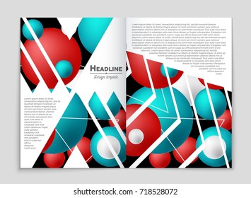 Abstract vector layout background set. For art template design, list, front page, mockup brochure theme style, banner, idea, cover, booklet, print, flyer, book, blank, card, ad, sign, sheet, a4.