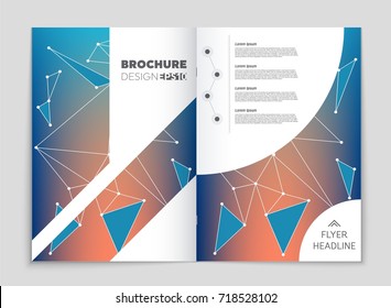 Abstract vector layout background set. For art template design, list, front page, mockup brochure theme style, banner, idea, cover, booklet, print, flyer, book, blank, card, ad, sign, sheet, a4.