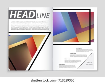 Abstract vector layout background set. For art template design, list, front page, mockup brochure theme style, banner, idea, cover, booklet, print, flyer, book, blank, card, ad, sign, sheet, a4