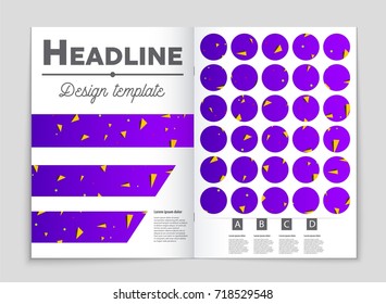 Abstract vector layout background set. For art template design, list, front page, mockup brochure theme style, banner, idea, cover, booklet, print, flyer, book, blank, card, ad, sign, sheet, a4