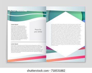 Abstract vector layout background set. For art template design, list, front page, mockup brochure theme style, banner, idea, cover, booklet, print, flyer, book, blank, card, ad, sign, sheet,, a4.
