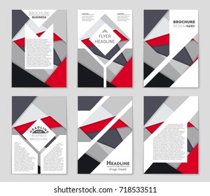 Abstract vector layout background set. For art template design, list, front page, mockup brochure theme style, banner, idea, cover, booklet, print, flyer, book, blank, card, ad, sign, sheet,, a4.
