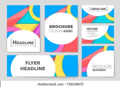Abstract vector layout background set. For art template design, list, front page, mockup brochure theme style, banner, idea, cover, booklet, print, flyer, book, blank, card, ad, sign, sheet,, a4.