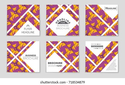 Abstract vector layout background set. For art template design, list, front page, mockup brochure theme style, banner, idea, cover, booklet, print, flyer, book, blank, card, ad, sign, sheet, a4.