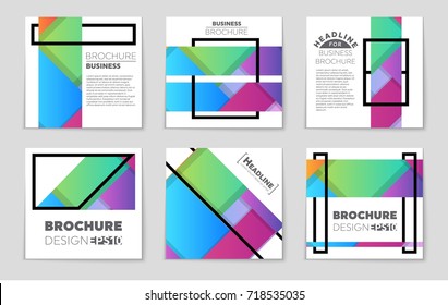 Abstract vector layout background set. For art template design, list, front page, mockup brochure theme style, banner, idea, cover, booklet, print, flyer, book, blank, card, ad, sign, sheet,, a4.