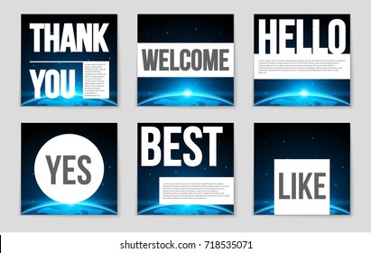 Abstract vector layout background set. For art template design, list, front page, mockup brochure theme style, banner, idea, cover, booklet, print, flyer, book, blank, card, ad, sign, sheet, a4