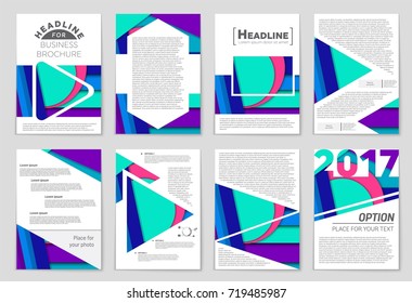 Abstract vector layout background set. For art template design, list, front page, mockup brochure theme style, banner, idea, cover, booklet, print, flyer, book, blank, card, ad, sign, sheet,, a4.