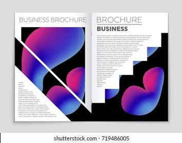 Abstract vector layout background set. For art template design, list, front page, mockup brochure theme style, banner, idea, cover, booklet, print, flyer, book, blank, card, ad, sign, sheet, a4