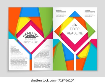 Abstract vector layout background set. For art template design, list, front page, mockup brochure theme style, banner, idea, cover, booklet, print, flyer, book, blank, card, ad, sign, sheet,, a4.