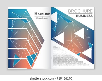 Abstract vector layout background set. For art template design, list, front page, mockup brochure theme style, banner, idea, cover, booklet, print, flyer, book, blank, card, ad, sign, sheet, a4.