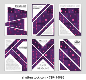Abstract vector layout background set. For art template design, list, front page, mockup brochure theme style, banner, idea, cover, booklet, print, flyer, book, blank, card, ad, sign, sheet, a4.