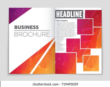 Abstract vector layout background set. For art template design, list, front page, mockup brochure theme style, banner, idea, cover, booklet, print, flyer, book, blank, card, ad, sign, sheet, a4