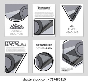 Abstract vector layout background set. For art template design, list, front page, mockup brochure theme style, banner, idea, cover, booklet, print, flyer, book, blank, card, ad, sign, sheet,, a4.