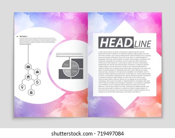 Abstract vector layout background set. For art template design, list, front page, mockup brochure theme style, banner, idea, cover, booklet, print, flyer, book, blank, card, ad, sign, sheet, a4