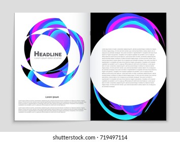 Abstract vector layout background set. For art template design, list, front page, mockup brochure theme style, banner, idea, cover, booklet, print, flyer, book, blank, card, ad, sign, sheet, a4