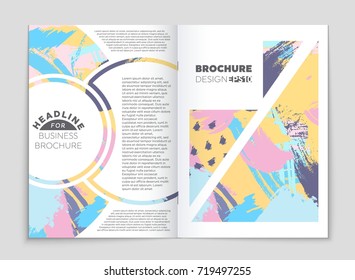 Abstract vector layout background set. For art template design, list, front page, mockup brochure theme style, banner, idea, cover, booklet, print, flyer, book, blank, card, ad, sign, sheet, a4