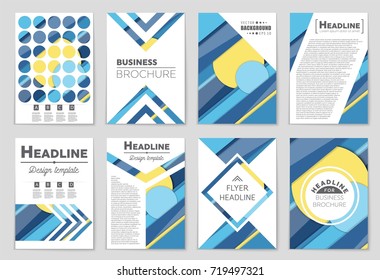 Abstract vector layout background set. For art template design, list, front page, mockup brochure theme style, banner, idea, cover, booklet, print, flyer, book, blank, card, ad, sign, sheet,, a4.