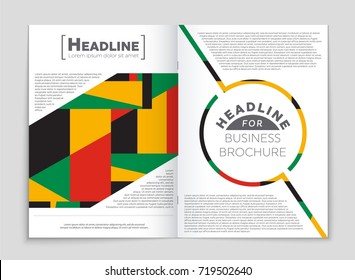 Abstract vector layout background set. For art template design, list, front page, mockup brochure theme style, banner, idea, cover, booklet, print, flyer, book, blank, card, ad, sign, sheet, a4.