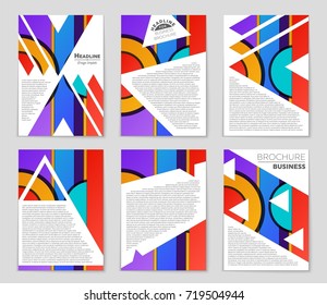 Abstract vector layout background set. For art template design, list, front page, mockup brochure theme style, banner, idea, cover, booklet, print, flyer, book, blank, card, ad, sign, sheet,, a4.