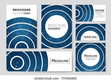 Abstract vector layout background set. For art template design, list, front page, mockup brochure theme style, banner, idea, cover, booklet, print, flyer, book, blank, card, ad, sign, sheet, a4.