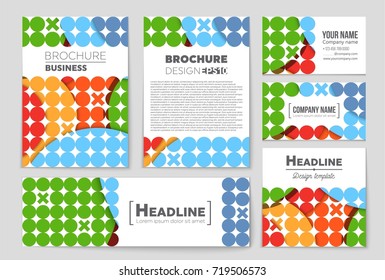 Abstract vector layout background set. For art template design, list, front page, mockup brochure theme style, banner, idea, cover, booklet, print, flyer, book, blank, card, ad, sign, sheet,, a4.