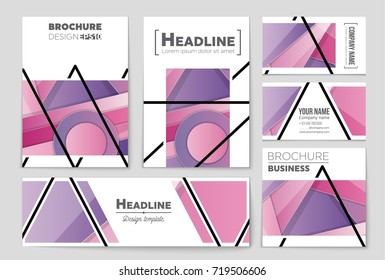 Abstract vector layout background set. For art template design, list, front page, mockup brochure theme style, banner, idea, cover, booklet, print, flyer, book, blank, card, ad, sign, sheet,, a4.