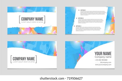 Abstract vector layout background set. For art template design, list, front page, mockup brochure theme style, banner, idea, cover, booklet, print, flyer, book, blank, card, ad, sign, sheet, a4