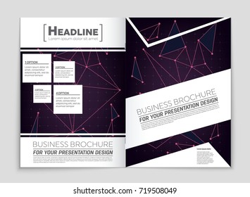Abstract vector layout background set. For art template design, list, front page, mockup brochure theme style, banner, idea, cover, booklet, print, flyer, book, blank, card, ad, sign, sheet, a4.