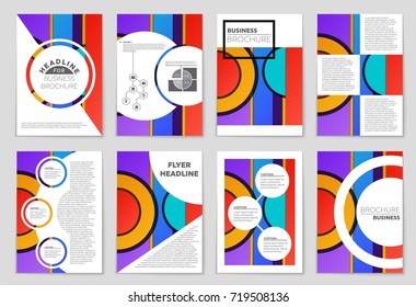 Abstract vector layout background set. For art template design, list, front page, mockup brochure theme style, banner, idea, cover, booklet, print, flyer, book, blank, card, ad, sign, sheet,, a4.