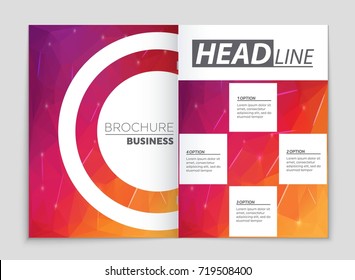 Abstract vector layout background set. For art template design, list, front page, mockup brochure theme style, banner, idea, cover, booklet, print, flyer, book, blank, card, ad, sign, sheet, a4