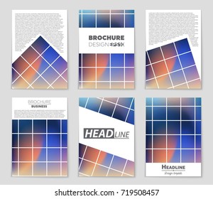 Abstract vector layout background set. For art template design, list, front page, mockup brochure theme style, banner, idea, cover, booklet, print, flyer, book, blank, card, ad, sign, sheet,, a4.