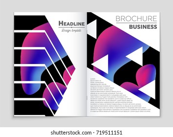 Abstract vector layout background set. For art template design, list, front page, mockup brochure theme style, banner, idea, cover, booklet, print, flyer, book, blank, card, ad, sign, sheet, a4