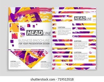 Abstract vector layout background set. For art template design, list, front page, mockup brochure theme style, banner, idea, cover, booklet, print, flyer, book, blank, card, ad, sign, sheet, a4