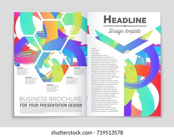 Abstract vector layout background set. For art template design, list, front page, mockup brochure theme style, banner, idea, cover, booklet, print, flyer, book, blank, card, ad, sign, sheet, a4